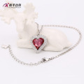 XN4773-large pendentif coeur strass Cristaux de Swarovski, couple chinois aiment la mode pendentif coeur